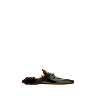 Gucci Princetown Slipper - Heren - Schoenen - Zwart - Maat: 41 EU Wol