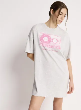 Twik Womens Relaxed stretch sleep Tee Shirt