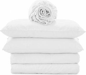 Di Maestro Di Maestro 300 Thread Count Libu Linen & Bamboo Soft & Breathable Duvet Cover Set