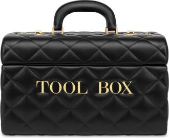 Moschino quilted tool box - Black