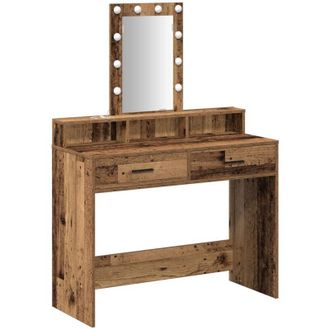 vidaXL Dressing Table Brown 100 x 41 x 140 cm Engineered wood Vidaxl