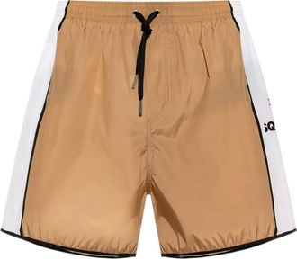 Dsquared2 Costume da bagno con logo - Marrone