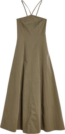 Our Legacy Poise Fitted Crisscross Midi Dress