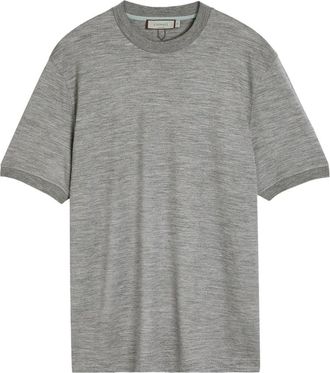 Canali wool T-shirt - Grey