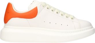 Alexander McQueen Alexander Mcqueen oversize sneakers herens Leer Wit/Oranje