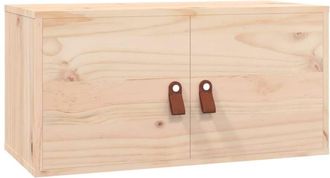 vidaXL Armario de pared de madera maciza de pino 60x30x30 cm Vidaxl