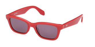 adidas OR0117 66A Mens Sunglasses Red Size 53