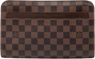 Louis Vuitton Pre-owned Saint Paul Portemonnee - Dames - Vintage Accessoires - Bruin - ONE Size - Leer - Vintage
