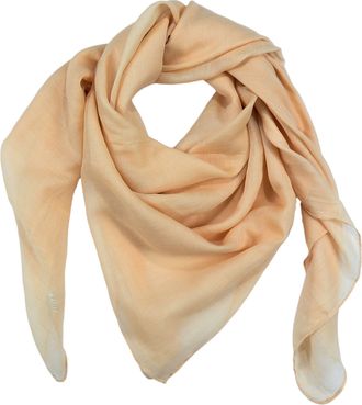 Freak Scene Cotton Scarf - brown - beige - squared kerchief