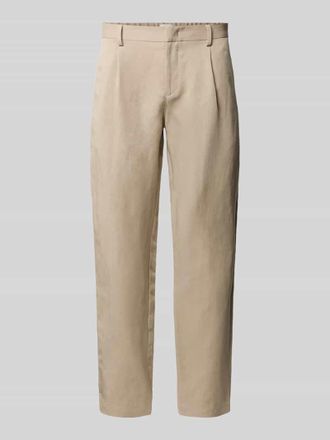 Roy Robson Slim Fit Hose mit Ges&auml;&szlig;taschen in Beige, Gr&ouml;&szlig;e 46