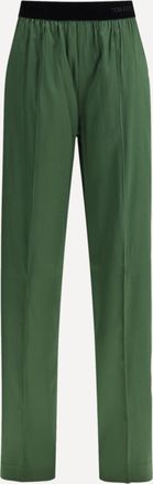 Tom Ford Pantaloni in raso di seta elasticizzato Woman L