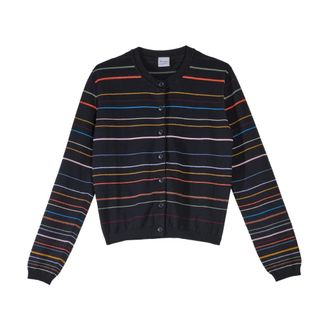 Paul Smith Cardigan Riga Estiva PS - female - Paul Smith - Cardigans - Multicolor - XL - Knitwear