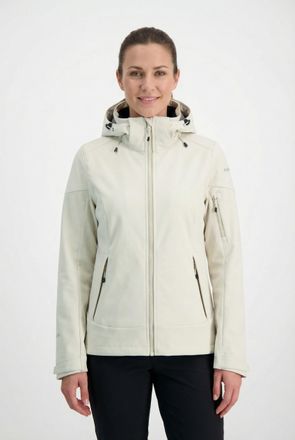 Icepeak Softshelljacke ICEPEAK BATHGATE, Damen, Gr. 38, powder, Obermaterial: 100% Polyester, Jacken Softshelljacke