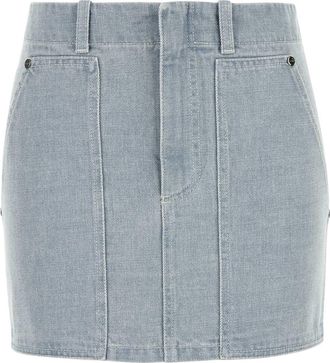 Fendi Denim Mini Skirt
