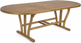 BIZZOTTO Bizzotto - Tavolo in Legno di Acacia Allungabile cm 180-240 x 100 modello Noemi