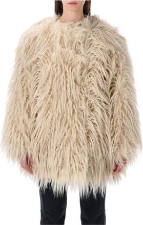 Goldbergh Goldbergh, Jassen, Dames, Beige, M, Elia Eco Fur