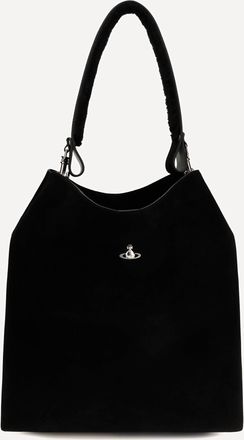 Vivienne Westwood Large Lottie suede Shopping Bag Female UNI