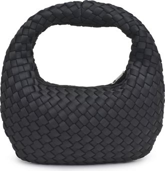 Sol and Selene Dare to Dream - Small Woven Neoprene Hobo Bag in Black at Nordstrom