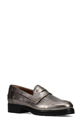 Frye Melissa Loafer in Dark Pewter - Lunar Metallic at Nordstrom Rack, Size 6.5