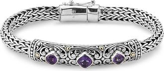 Samuel B. Sterling Silver Rope Bracelet in Purple at Nordstrom Rack