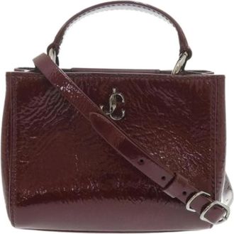 Jimmy Choo London Pre-owned Mini Schoudertas - Dames - Vintage Mini Tas - Rood - ONE Size - Leer - Vintage