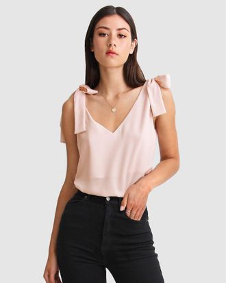 Belle & Bloom Feel For You V-Neck Top
