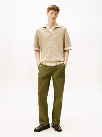 Tommy Hilfiger Mens Herringbone Field Pant - Green - 30W x 30L