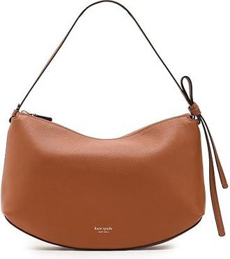 Kate Spade New York Loop Pebbled Leather Large Shoulder Bag Womens Handbags Southwest Desert, Leather/Linen