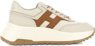Hogan Hi-Fi Sneakers - Dames - Sneakers - Beige - 38 1/2 EU - Leer - Schoenen