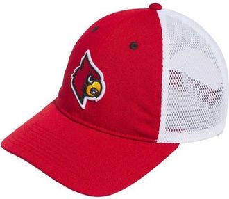 adidas Mens adidas Red Louisville Cardinals Mascot Slouch Trucker Adjustable Hat at Nordstrom