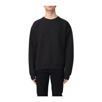 Mackage Sweatshirts, male, Black, 2XL, Comfortable Classic-Fit Long Sleeve Crew Neck Sweatshirt