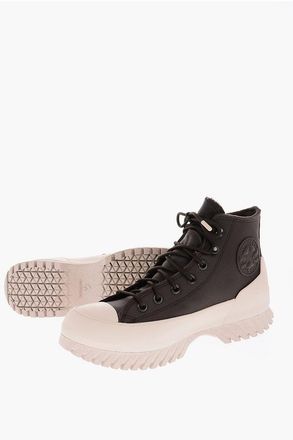 Converse ALL STAR CHUCK TAYLOR 5,5 Textured Leather High Top Sneaker size 38