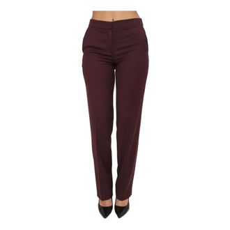 Twinset Straight Trousers, female, Red, Size: XL Straight Trousers