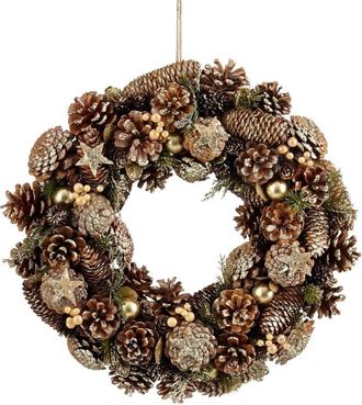 MiCa Decorations Guirnalda brant verde h9xb45xl45cm