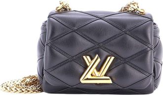 Louis Vuitton Black Malletage Leather Pico Go-14 (Authentic Pre-Loved)