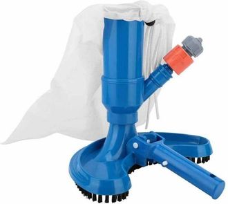 OEM Mini Aspiradora Para Piscinas Con Boquilla De Chorro Y Limpieza R&aacute;pida, Herramienta De Limpieza De Piscinas Con Cepillo Y Bolsa Recolectora, Aspirador