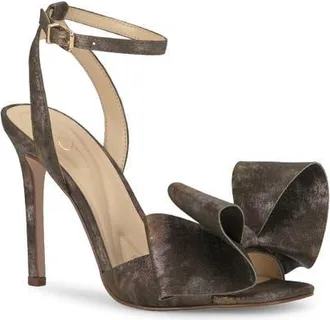 Jessica Simpson Olivine Ankle Strap Sandal in Metallic at Nordstrom, Size 8.5