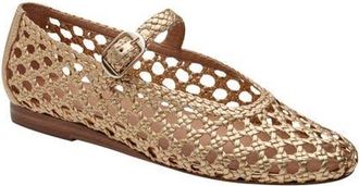 Marc Fisher Evonna Mary Jane Flat in Gold at Nordstrom, Size 8.5