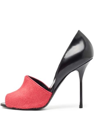 Pierre Hardy Pre-owned stiletto pumps met open neus - Black