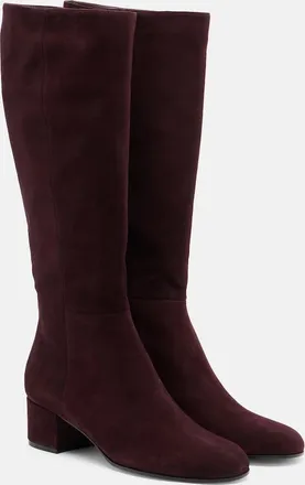 Gianvito Rossi Joelle suede knee-high boots