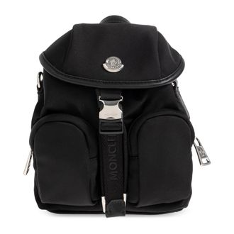 Moncler Mini Logo Backpack - female - Moncler - Backpacks - Black - ONE SIZE - Bags