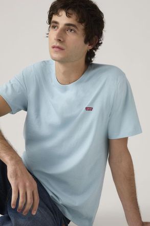 Levi's T-shirt Housemark Original - Uomo - 2XL - Blu / Forget Me Not