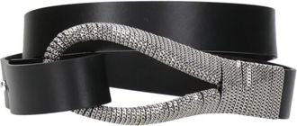 Orciani Nappa Riem - Dames - Riemen - Zwart - 90 CM - Leer - Accessoires