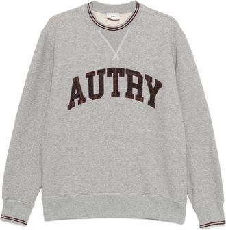 Autry Grey Crewneck Logo Sweatshirt