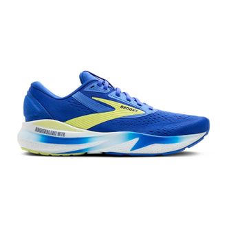 Brooks MenS Adrenaline Gts 24 Supportive Running Shoe In Cobalt/neo Yellow/peacoat