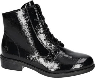 Remonte Schoenen, Dames, Zwart, 39 EU, Leer, Lace-up Boot