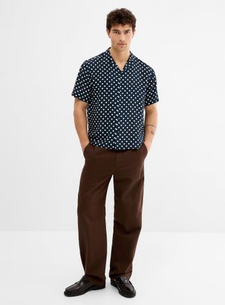 Le 31 Mens Cotton-linen pant New York fit - Straight