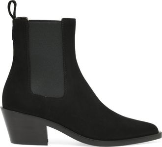 Gianvito Rossi Wylie Bootie in Black Suede at Nordstrom, Size 34.5