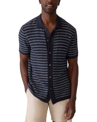 Faherty Cashmere-Blend Sweater Shirt