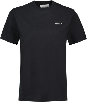 Coperni Logo Boxy T-Shirt - Heren - T-shirts - Zwart - S - Katoen - Tops